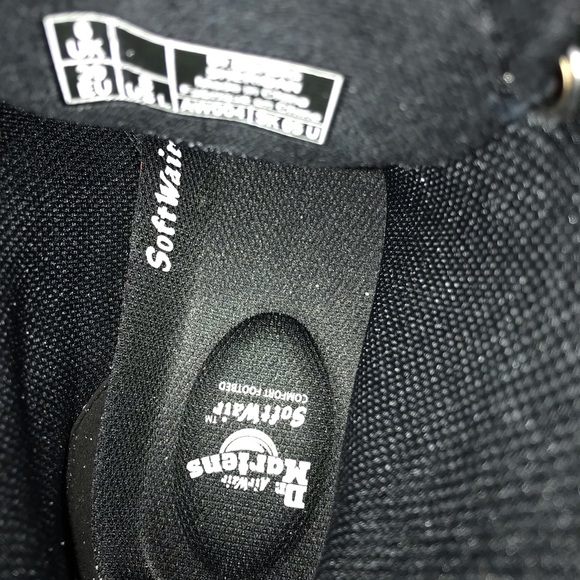 Dr Martens Black Canvas Sheridan Boots - Picture 7 of 11